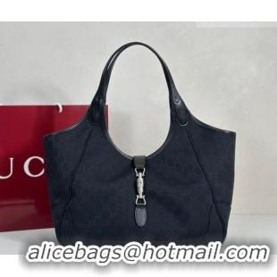 Traditional Specials Gucci Mercato medium tote bag in GG Canvas 866645 Black 2026