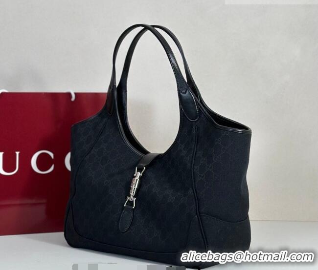 Traditional Specials Gucci Mercato medium tote bag in GG Canvas 866645 Black 2026