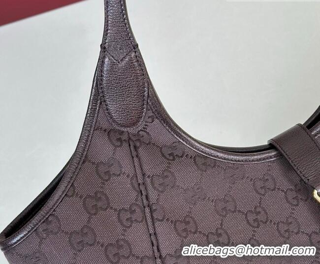 Buy Fashionable Gucci Mercato medium tote bag in GG Canvas 866645 Dark Brown 2026