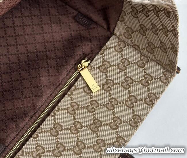 Best Grade Gucci Large tote bag with charm in GG Canvas 875056 Beige 2026