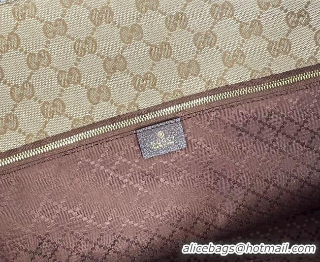 Best Grade Gucci Large tote bag with charm in GG Canvas 875056 Beige 2026