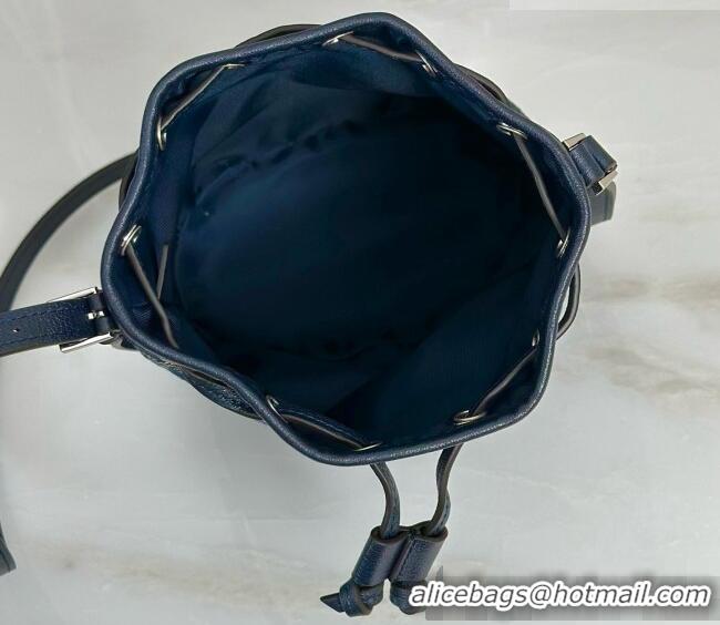 Luxury Discount Gucci Mini Bucket Bag with Gucci Plaque 875802 Dark Blue GG Denim 2026