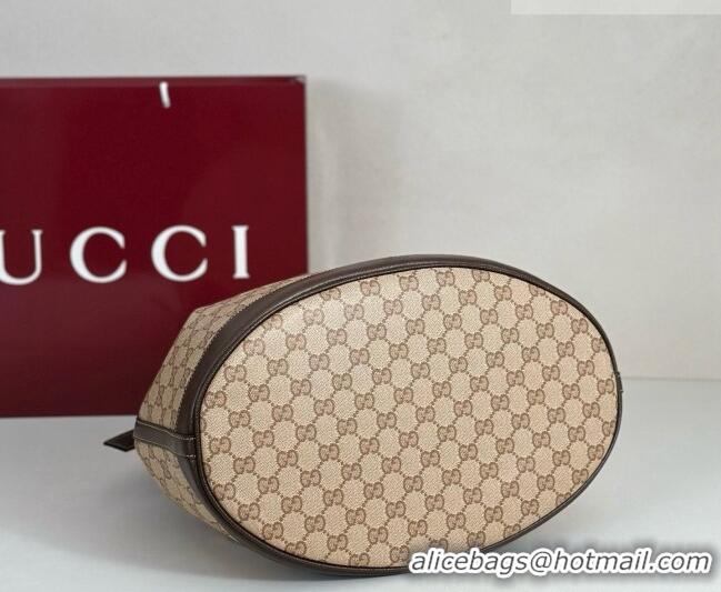 Top Quality Gucci Venice Large Bucket Bag in GG Canvas 875238 Sand 2026