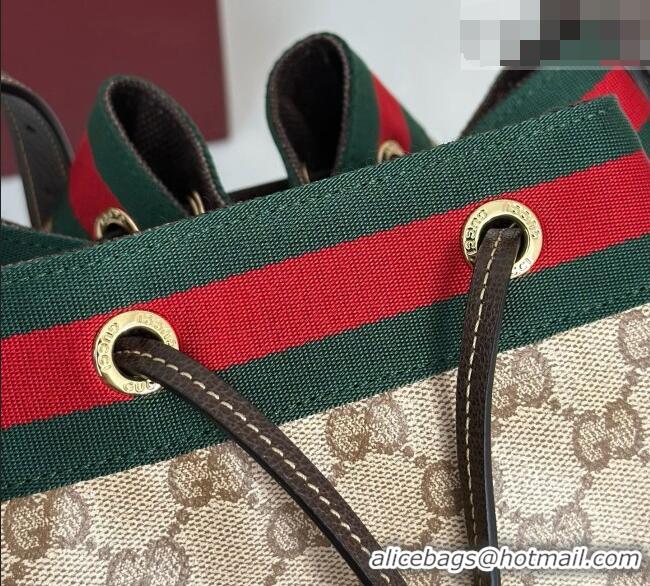 Top Quality Gucci Venice Large Bucket Bag in GG Canvas 875238 Sand 2026