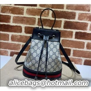 Famous Brand Gucci GG Ophidia Small Bucket Bag 550621 Blue 2026