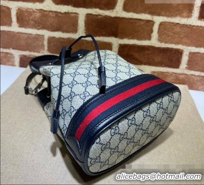 Famous Brand Gucci GG Ophidia Small Bucket Bag 550621 Blue 2026