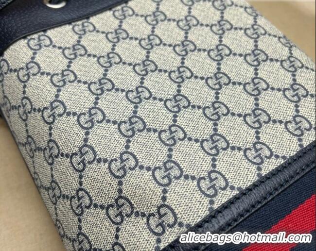 Famous Brand Gucci GG Ophidia Small Bucket Bag 550621 Blue 2026