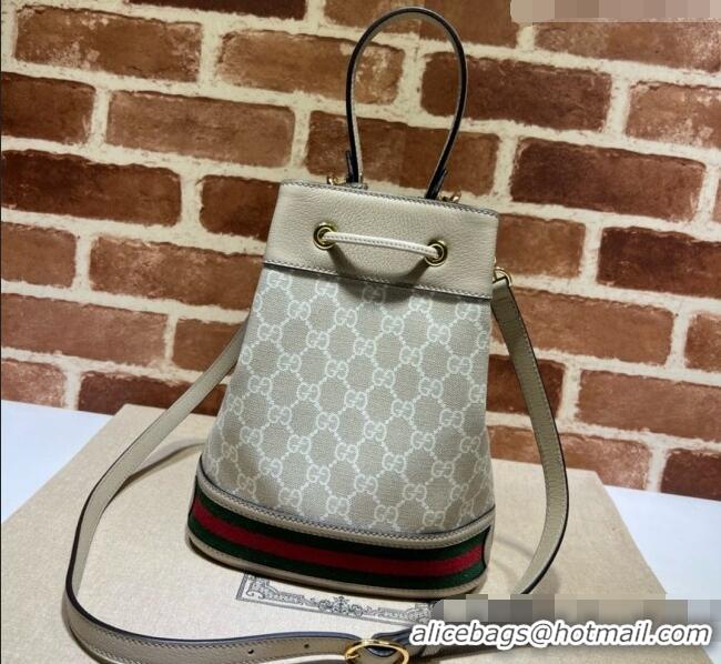Luxury Cheap Gucci GG Ophidia Small Bucket Bag 550621 Beige 2026