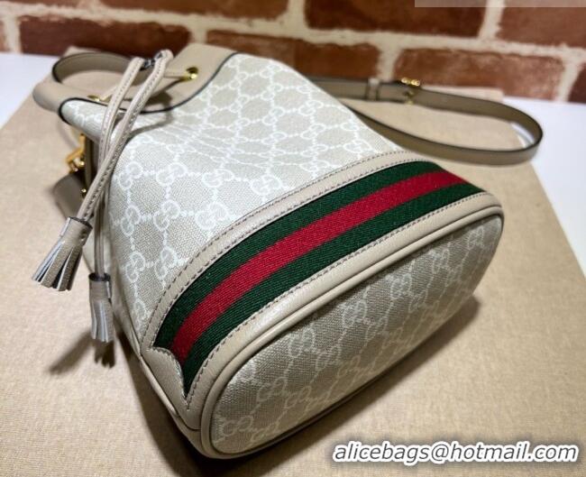 Luxury Cheap Gucci GG Ophidia Small Bucket Bag 550621 Beige 2026