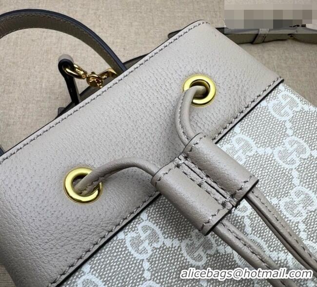 Luxury Cheap Gucci GG Ophidia Small Bucket Bag 550621 Beige 2026