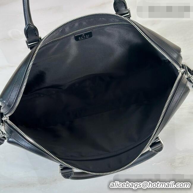 Free Shipping Discount Gucci Calfskin Briefcase A0007X Black 2026