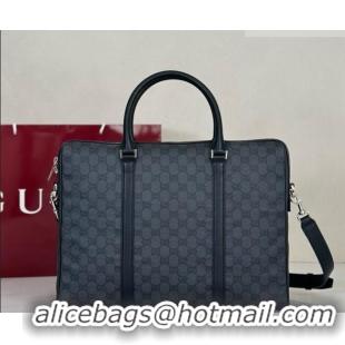 Top Quality Gucci GG Briefcase A0007X Black 2026