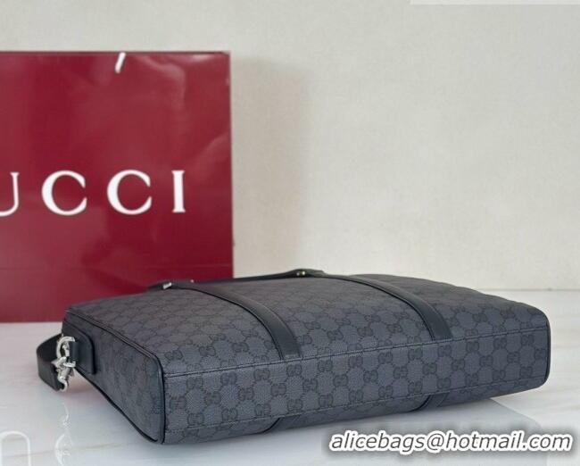Top Quality Gucci GG Briefcase A0007X Black 2026