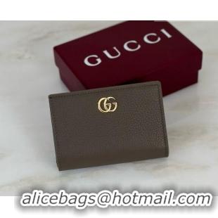 Grade Design Gucci Bi-color GG Marmont Small Wallet 772738 Grey 2026