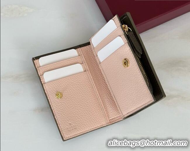 Grade Design Gucci Bi-color GG Marmont Small Wallet 772738 Grey 2026