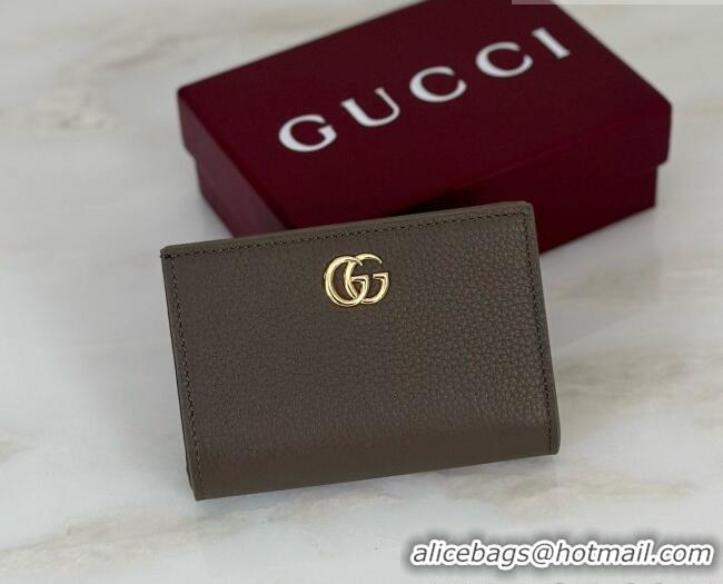 Grade Design Gucci Bi-color GG Marmont Small Wallet 772738 Grey 2026