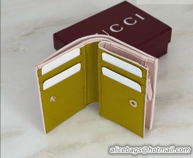 Buy Inexpensive Gucci Bi-color GG Marmont Small Wallet 772738 Pink 2026
