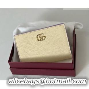 Grade Design Gucci Bi-color GG Marmont Small Wallet 772738 Yellow/Purple 2026