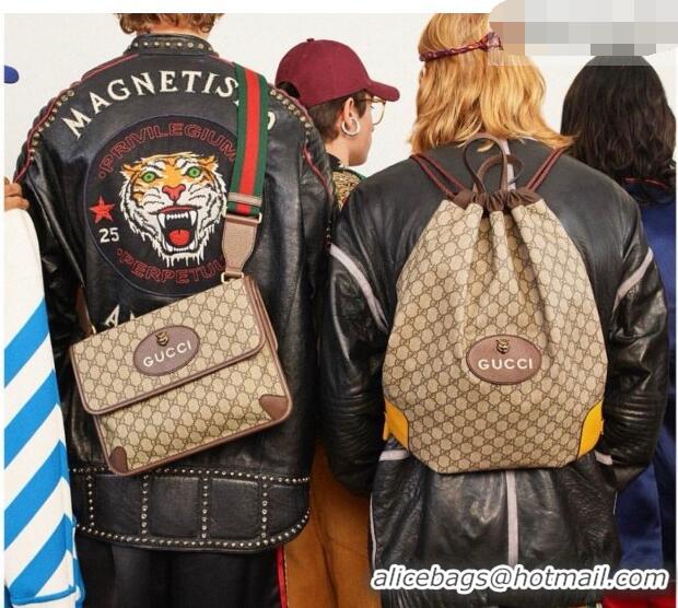 Good Taste Gucci GG Supreme Neo Vintage Messenger Bag 495654 Coffee 2026