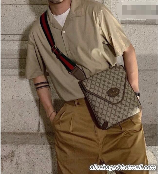 Cheapest Gucci Neo Vintage Medium GG Supreme Messenger Bag 598604 Coffee 2026