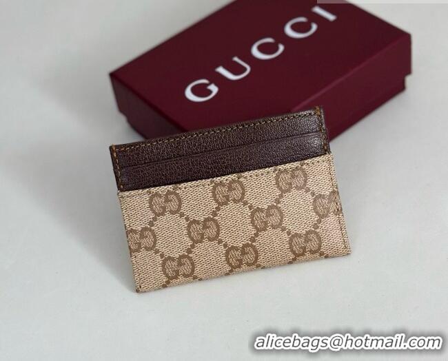 Top Grade Gucci Essence Classic Card Case A002F2 GG/Coffee 2026