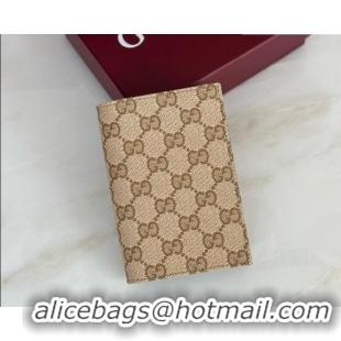 Top Design Gucci Essence Classic Passport Case 876432 Sand 2026