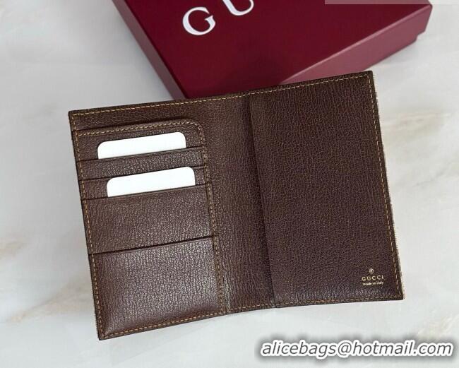 Top Design Gucci Essence Classic Passport Case 876432 Sand 2026