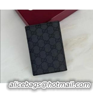 Famous Brand Gucci Essence Classic Passport Case 876432 Black 2026
