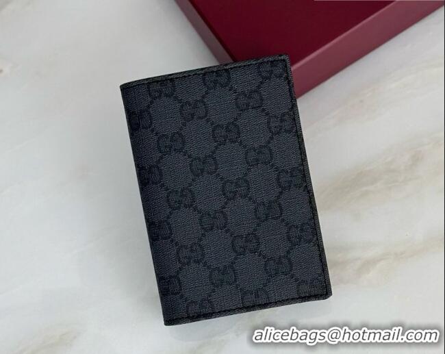 Famous Brand Gucci Essence Classic Passport Case 876432 Black 2026
