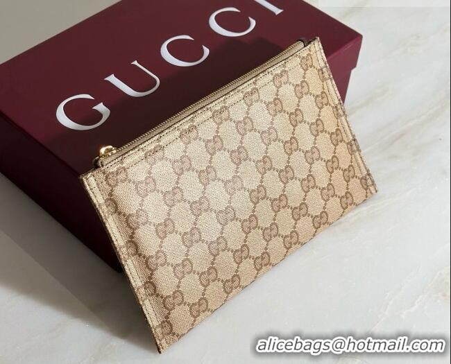 Luxury Discount Gucci Essence Classic Small Pouch 876478 Sand 2026