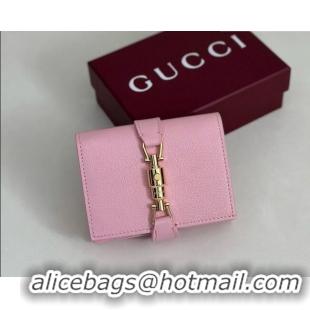Well Crafted Gucci Calfskin Jackie Medium Wallet 867166 Pink 2026