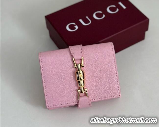 Well Crafted Gucci Calfskin Jackie Medium Wallet 867166 Pink 2026