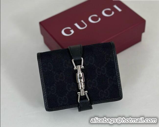 Best Quality Gucci GG Jackie Medium Wallet 867166 Black 2026