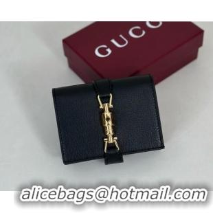 Super Quality Gucci Calfskin Jackie Medium Wallet 867166 Black 2026