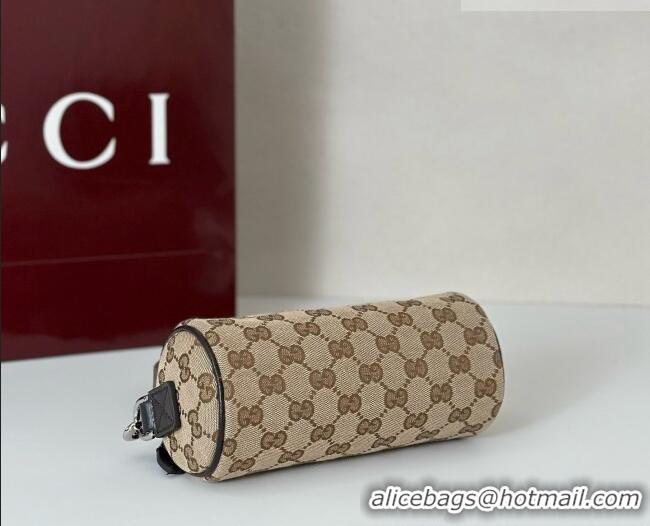 Top Quality Gucci GG Canvas Mini Cylinder Bag 834269 Sand 2026