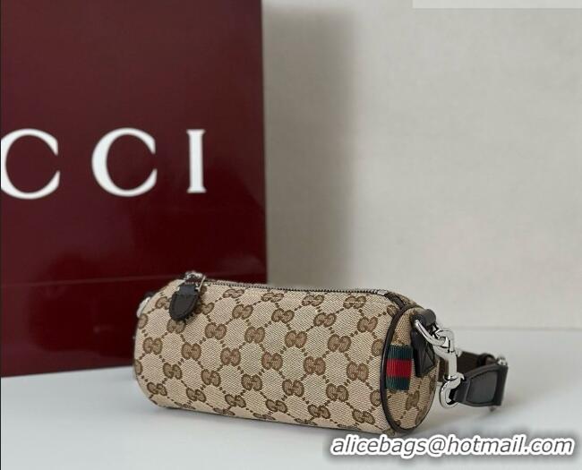 Top Quality Gucci GG Canvas Mini Cylinder Bag 834269 Sand 2026