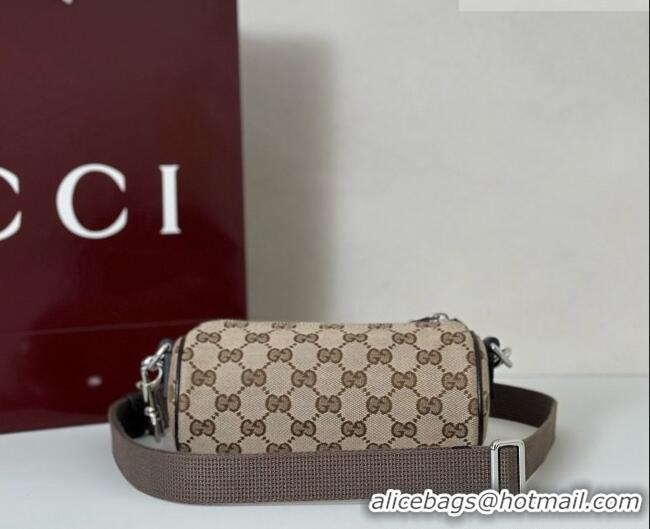 Top Quality Gucci GG Canvas Mini Cylinder Bag 834269 Sand 2026