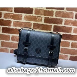 Good Looking Gucci Men's GG Messenger Bag 658542 Black 2026