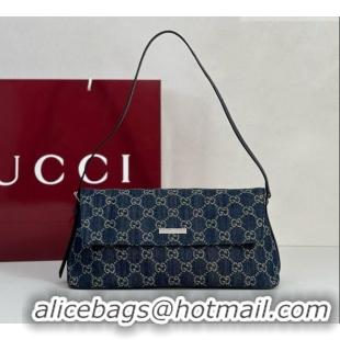 Unique Grade Gucci Madison Medium Shoulder Bag in GG Denim 874744 Blue 2026