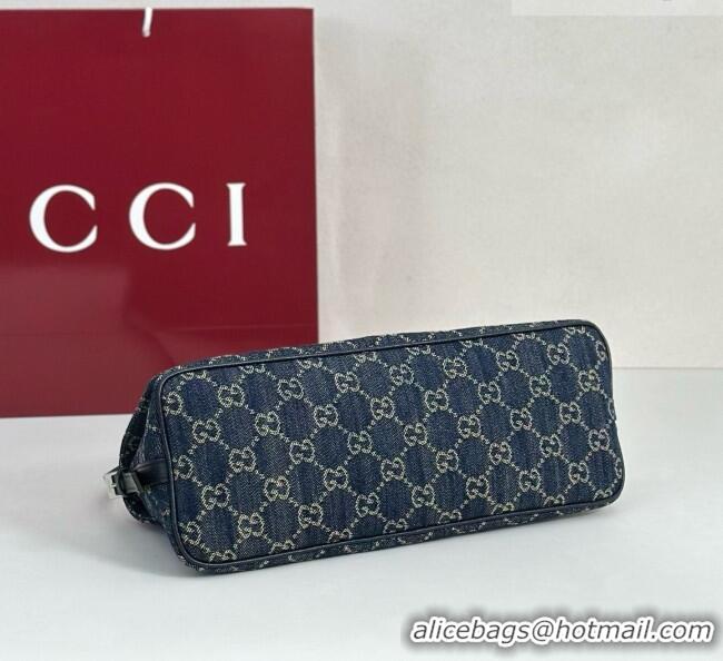 Unique Grade Gucci Madison Medium Shoulder Bag in GG Denim 874744 Blue 2026