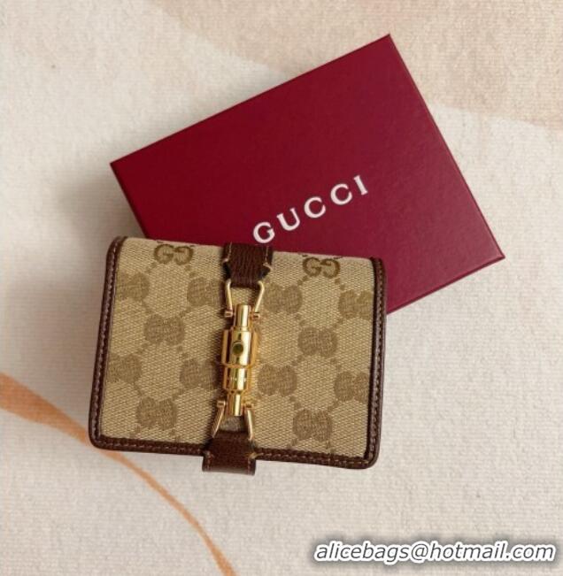 Buy Luxury Gucci Jackie Medium Wallet 867166 Beige 2026