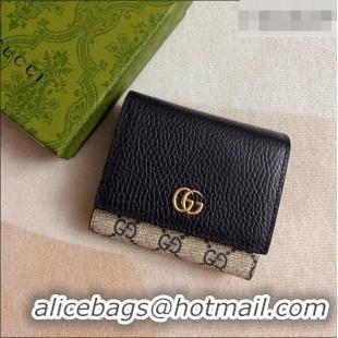 Luxury Classic Gucci Bi-color GG Wallet 598587 Navy Blue 2026 