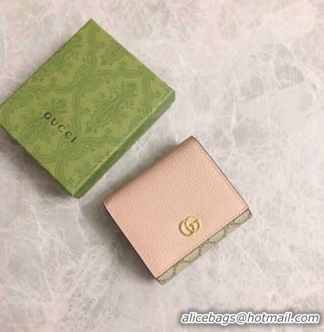 Luxury Gucci Bi-color GG Wallet 598587 Pink 2026