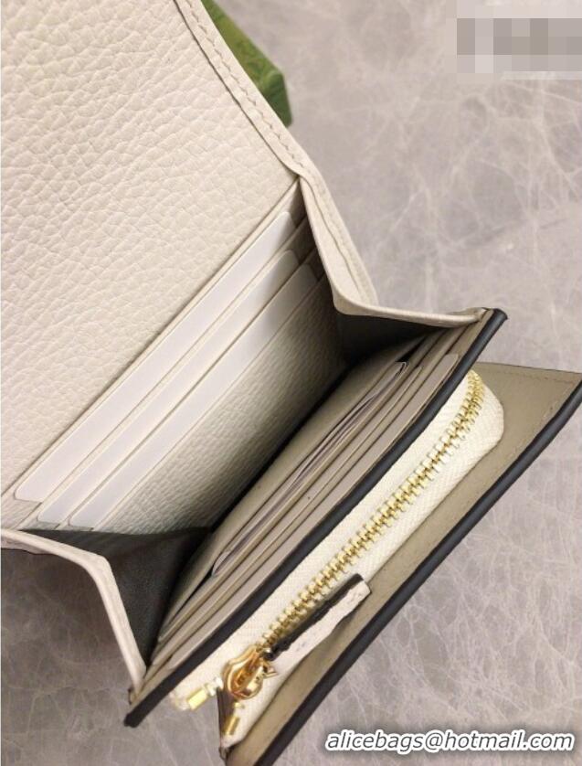 Buy Luxury Gucci Bi-color GG Wallet 598587 White 2026
