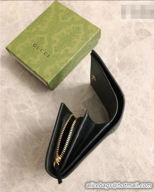 Sumptuous Gucci Bi-color GG Wallet 598587 Black 2026 