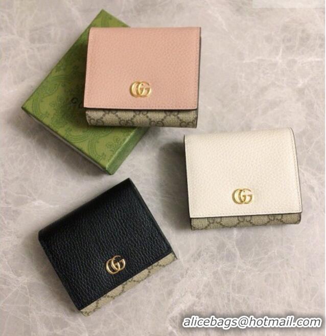 Sumptuous Gucci Bi-color GG Wallet 598587 Black 2026 