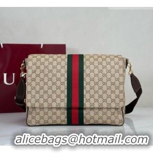 Best Price Gucci Essence Classic Medium Crossbody Bag with Web A006JE Beige 2026
