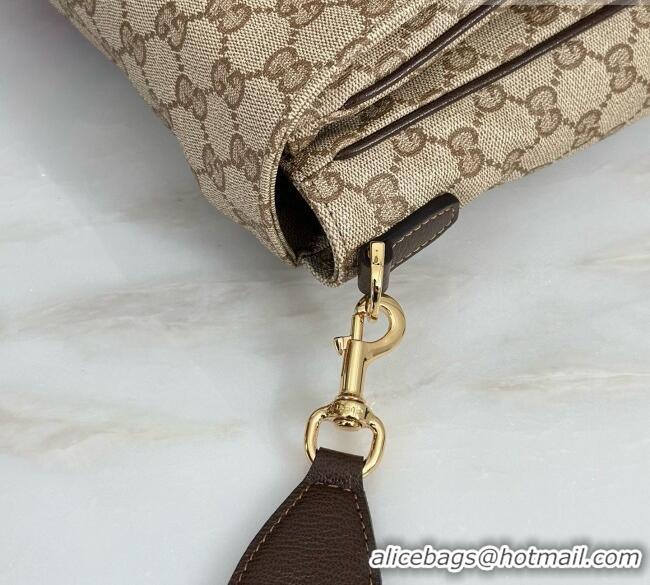 Best Price Gucci Essence Classic Medium Crossbody Bag with Web A006JE Beige 2026