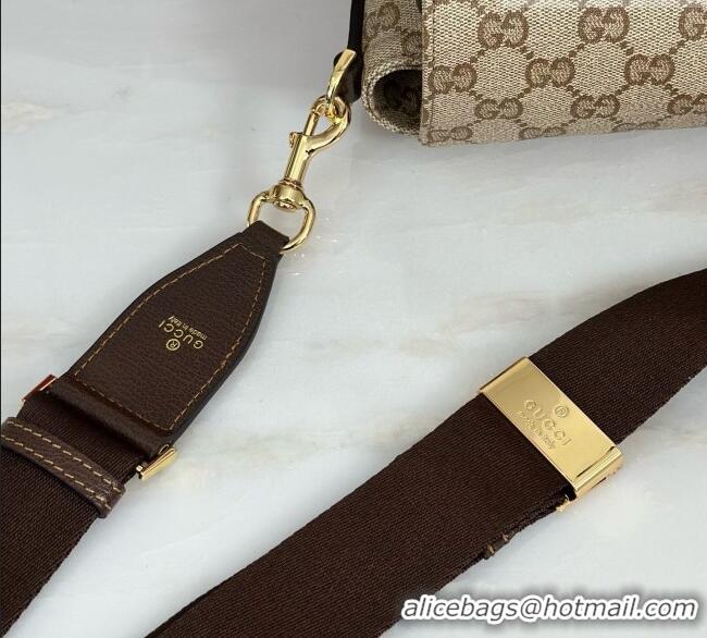 Best Price Gucci Essence Classic Medium Crossbody Bag with Web A006JE Beige 2026