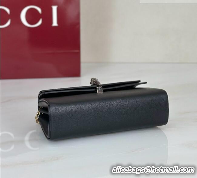 Buy Classic Gucci Dionysus Small Shoulder Bag in Leather 876531 Black 2026